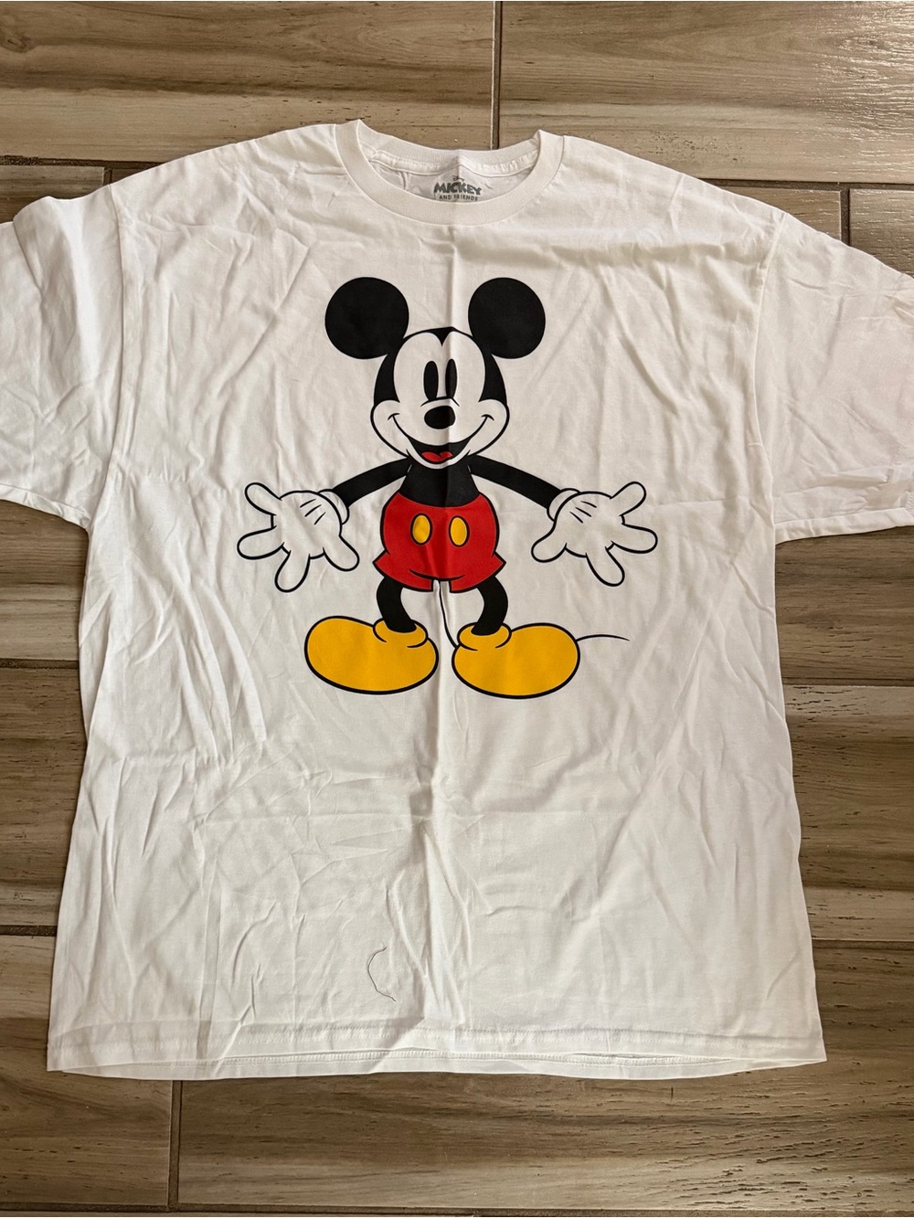 Disney Mickey Mouse white graphic top